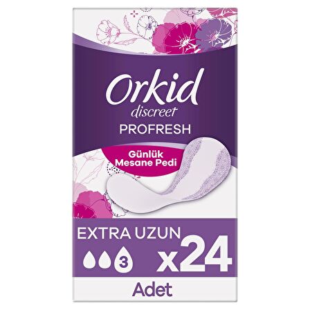 Orkid Discreet Profresh Günlük Mesane Pedi 3 Uzun