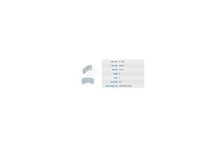 DISK BALATA MERCEDES AXOR ARKA BALATA Y.M 29244