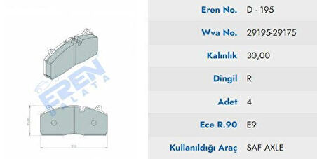 DISK BALATA YM SAF DORSEY 4130 29195
