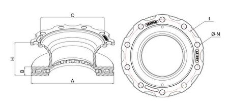 FREN DISKI BPW KOGEL-SKH SERI(SB3745-SB6000 170 LI 0308834080