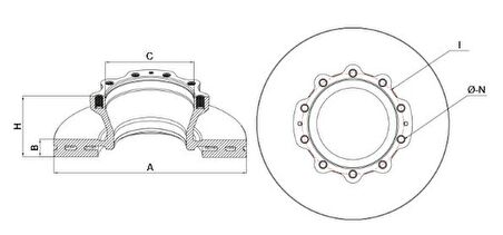 TGL 180 MAN ARKA DISK 8150803006