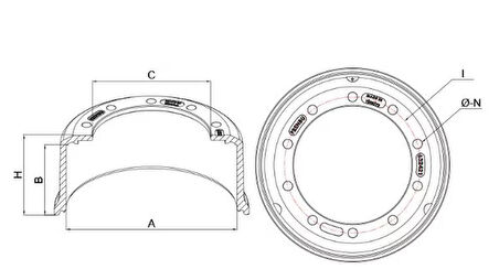 TIRSAN ÇAKMALI 18CM KAMPANA