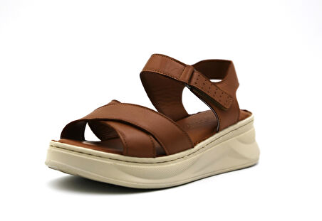 De Scario 51 Kadın Deri Sandalet