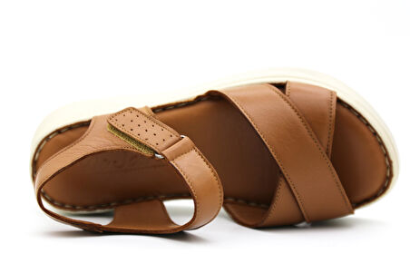 De Scario 51 Kadın Deri Sandalet