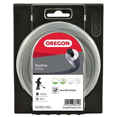 Oregon 106502E Duoline Tırpan Misinası 3 mm 60 mt