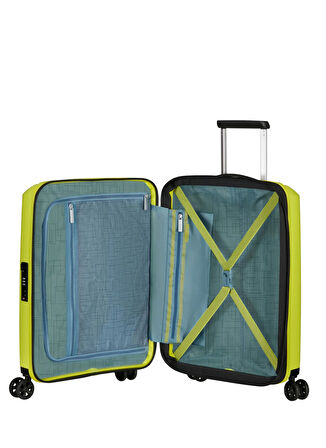 American Tourister Sarı Çekçekli Sert Valiz AEROSTEP-SPINNER 55/20 EXP TSA