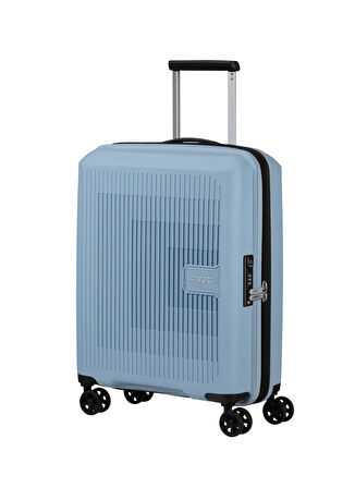 American Tourister Mavi Çekçekli Sert Valiz AEROSTEP-SPINNER 55/20 EXP TSA