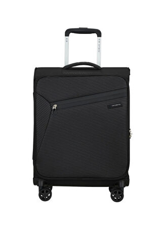 Samsonite Siyah Çekçekli Kumaş Valiz LITEBEAM-SPINNER 55/20