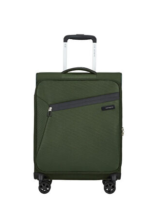 Samsonite Haki Çekçekli Kumaş Valiz LITEBEAM-SPINNER 55/20