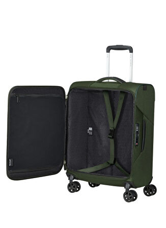 Samsonite Haki Çekçekli Kumaş Valiz LITEBEAM-SPINNER 55/20