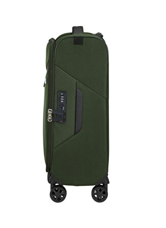 Samsonite Haki Çekçekli Kumaş Valiz LITEBEAM-SPINNER 55/20