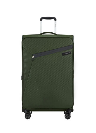 Samsonite Haki Çekçekli Kumaş Valiz LITEBEAM-SPINNER 77/28 EXP