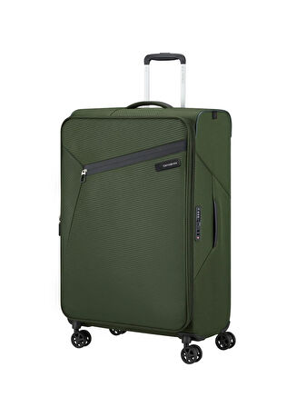 Samsonite Haki Çekçekli Kumaş Valiz LITEBEAM-SPINNER 77/28 EXP