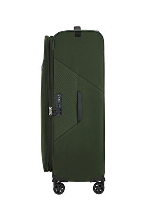Samsonite Haki Çekçekli Kumaş Valiz LITEBEAM-SPINNER 77/28 EXP