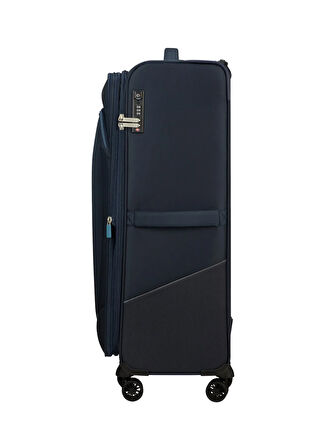 American Tourister Lacivert Çekçekli Kumaş Valiz SUMMERRIDE-SPINNER L EXP TSA