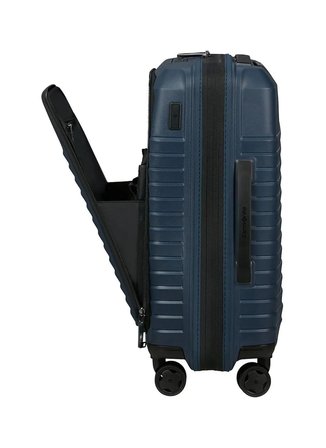 Samsonite Lacivert Çekçekli Sert Valiz INTUO-SP. 55/20 EXP EASY ACCESS