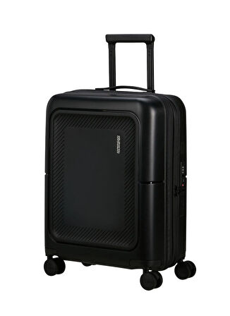 American Tourister Siyah Çekçekli Sert Valiz DASHPOP-SPINNER 55/20 EXP TSA