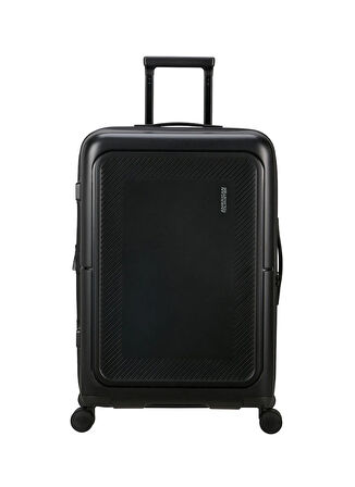 American Tourister Siyah Çekçekli Sert Valiz DASHPOP-SPINNER 67/24 EXP TSA