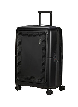 American Tourister Siyah Çekçekli Sert Valiz DASHPOP-SPINNER 67/24 EXP TSA