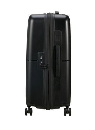 American Tourister Siyah Çekçekli Sert Valiz DASHPOP-SPINNER 67/24 EXP TSA