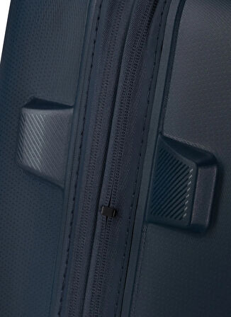American Tourister Lacivert Çekçekli Sert Valiz DASHPOP-SPINNER 67/24 EXP TSA