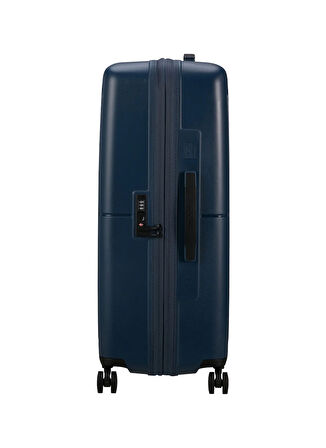 American Tourister Lacivert Çekçekli Sert Valiz DASHPOP-SPINNER 77/28 EXP TSA
