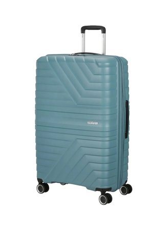 American Tourister Mavi Çekçekli Sert Valiz FLYTWIST-SPINNER 78/29 TSA EXP