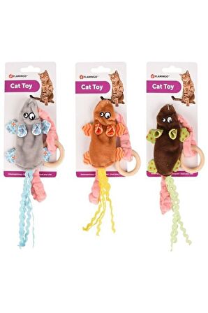 Flamingo Kirk Çemberli Fare Kedi Oyuncagi