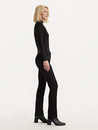 724 HIGH RISE STRAIGHT SOFT BLACK KADIN JEAN PANTOLON