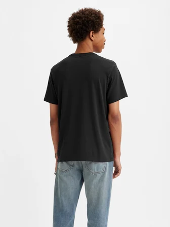 SS CLASSIC HM TEE MINERAL COTTON ERKEK SİYAH BİSİKLET YAKA T-SHİRT 56809-0025