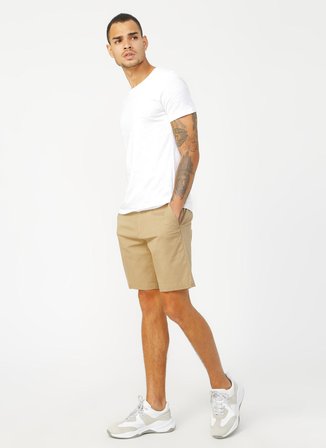 Dockers Erkek Açık Kahverengi Bermuda Şort