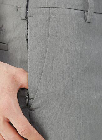 Dockers Erkek Düz Gri Smart 360Flex Ultimate Chino Straight Pantolon