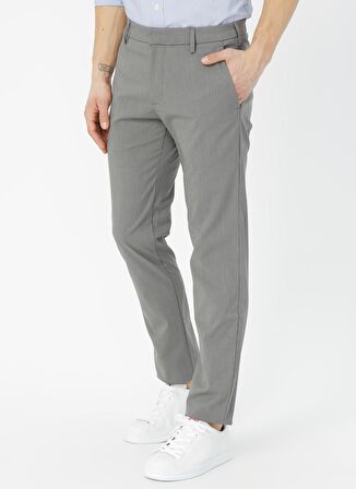 Dockers Erkek Düz Gri Smart 360Flex Ultimate Chino Straight Pantolon