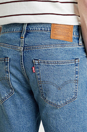 Erkek Mavi Slim Jean Şort 412 39387 0003