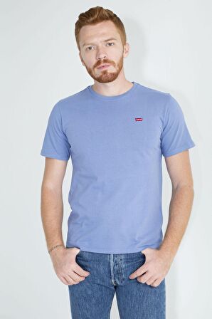 Levi's Housemark Erkek T Shirt 56605-0079 MAVİ-M