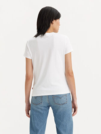THE PERFECT TR LARGE BATWING BEYAZ KADIN T-SHIRT 17369-1310