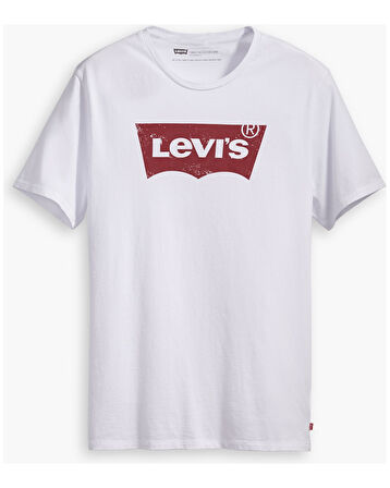 Graphic Set-In Neck Grap Yuvarlak Yaka Kısa Kollu Baskılı Beyaz Erkek T-Shirt 17783-0315