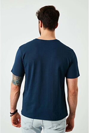 Levi's Erkek Lacivert Arma Logo T-shirt - 56809-0056