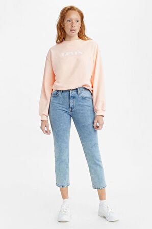 Kadın Crop Jean Pantolon