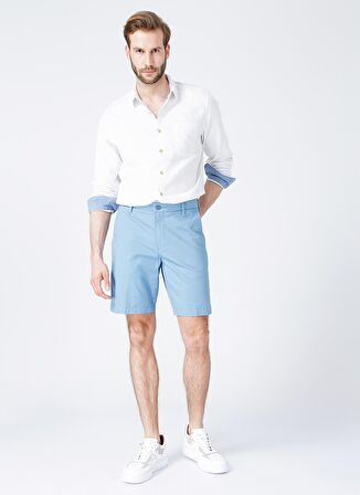 Dockers Orta Bel Mavi Erkek Kargo Şort