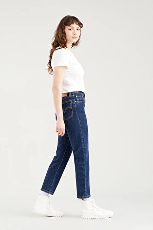 Levis Straight Fit Yüksel Bel Koyu İndigo Kadın Kot Pantolon 36200-0179