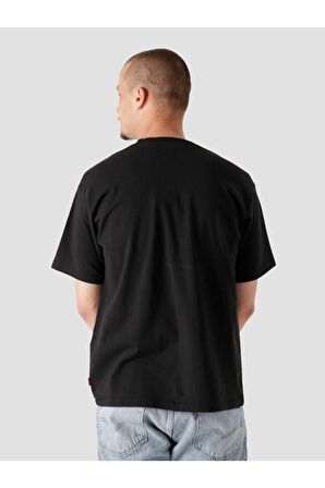 Levi's Erkek Siyah Red Tab Vintage Tee Mineral Black T-shirt- A0637-0001