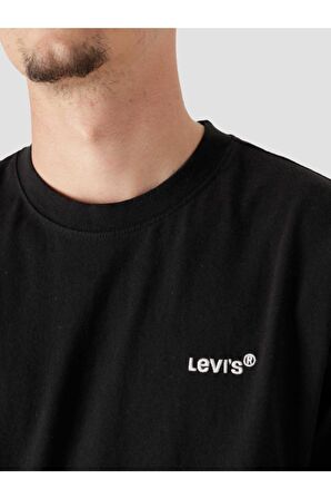Levi's Erkek Siyah Red Tab Vintage Tee Mineral Black T-shirt- A0637-0001