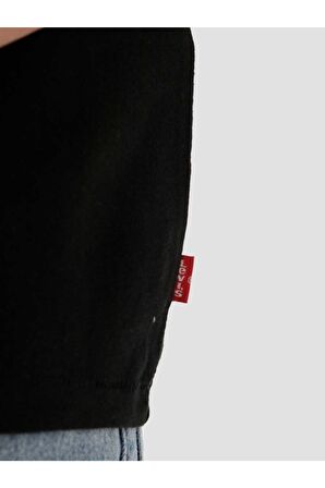 Levi's Erkek Siyah Red Tab Vintage Tee Mineral Black T-shirt- A0637-0001