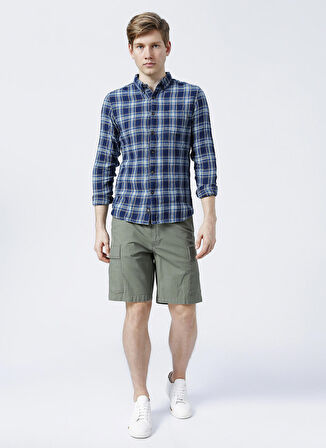 Dockers A1753-0000  Normal Bel Normal Kalıp  Bej Erkek Bermuda Şort