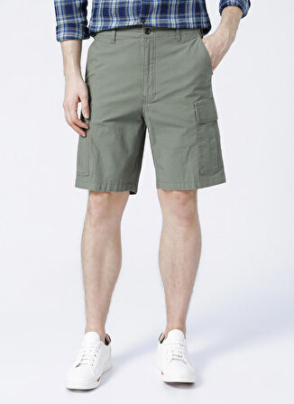 Dockers A1753-0000  Normal Bel Normal Kalıp  Bej Erkek Bermuda Şort