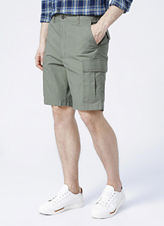 Dockers A1753-0000  Normal Bel Normal Kalıp  Bej Erkek Bermuda Şort