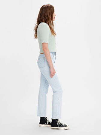 501® KADIN MAVİ JEAN PANTOLON 12501-0381