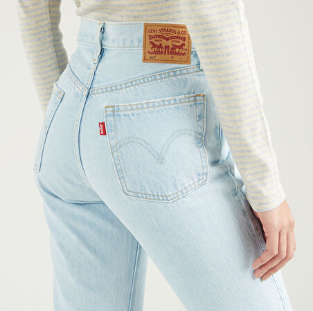 501® KADIN MAVİ JEAN PANTOLON 12501-0381