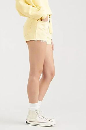 Levi's 501® Orijinal Kısa Yüksek Bel Sarı Şort -56327-0247 